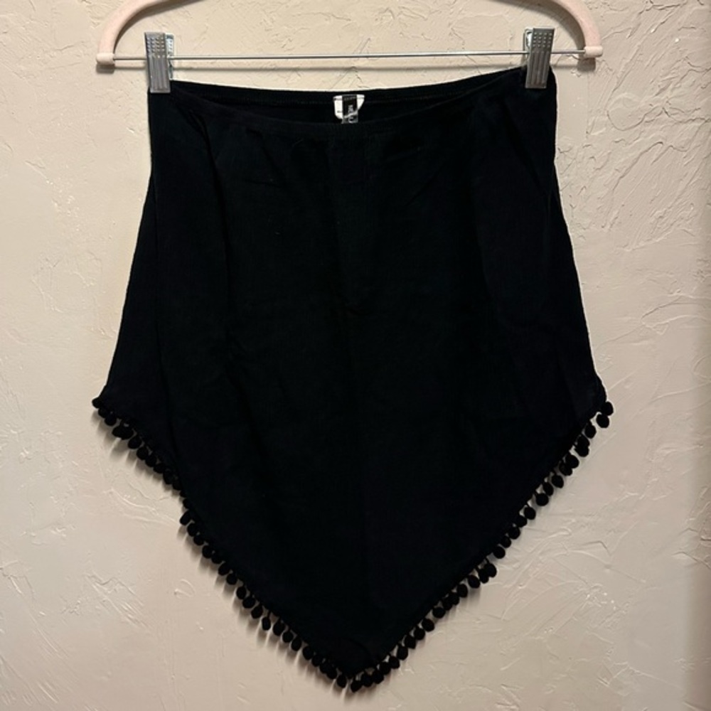 Black Strapless Top - small